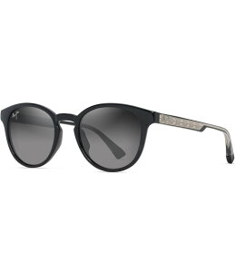 yz }ECW fB[X TOXEACEFA ANZT[ Unisex Hiehie PolarizedPlus2R50mm Round Sunglasses Black
