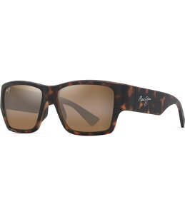 yz }ECW fB[X TOXEACEFA ANZT[ Men's Ka'olu PolarizedPlus2R 57mm Havana Wrap Sunglasses Matte Dark Havana