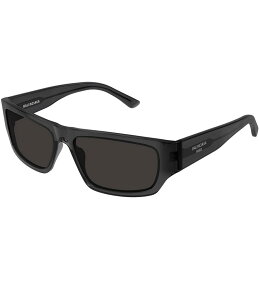 yz oVAK fB[X TOXEACEFA ANZT[ Men's Tuesday 58mm Rectangle Sunglasses Shiny Transparent Dark Grey