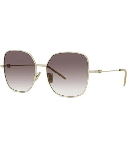 yz WoV[ fB[X TOXEACEFA ANZT[ Unisex GV Speed 58mm Butterfly Sunglasses Shiny Light Gold/Brown