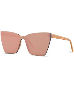 fBtACEFA fB[X ANZT[ TOXEACEFA DIFF Eyewear Women's Goldie 145mm Cat Eye Sunglasses Apricot Crystal AvRbg