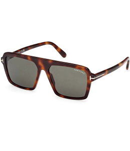 yz gEtH[h fB[X TOXEACEFA ANZT[ Men's Vincent 56mm Tortoise Frame Aviator Sunglasses Shiny Classic Havana/Green