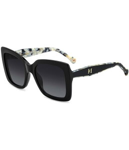 【送料無料】 キャロライナヘレラ レディース サングラス・アイウェア アクセサリー Women's HER0258 54mm Square Sunglasses Black