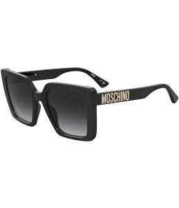 yz XL[m fB[X TOXEACEFA ANZT[ Women's MOS172 56mm Square Sunglasses Black