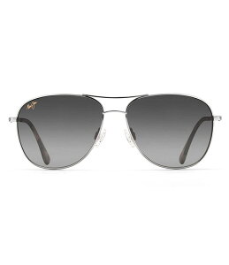 yz }ECW fB[X TOXEACEFA ANZT[ Cliff House PolarizedPlus2R Aviator 59mm Sunglasses Silver
