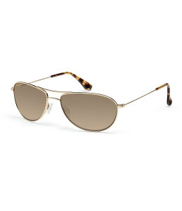 yz }ECW fB[X TOXEACEFA ANZT[ Baby Beach PolarizedPlus2R Aviator 56mm Sunglasses Gold