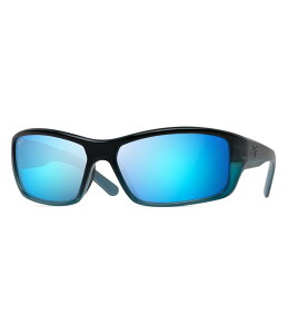 yz }ECW fB[X TOXEACEFA ANZT[ Barrier Reef PolarizedPlus2R Wrap 62mm Sunglasses Blue/Turquoise