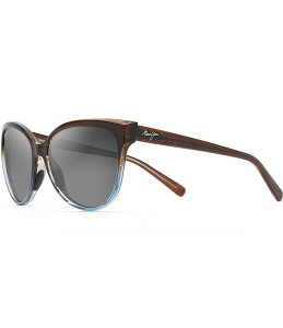 yz }ECW fB[X TOXEACEFA ANZT[ 'Olu 'Olu PolarizedPlus2R Cat Eye 57mm Sunglasses Translucent Dark Chocolate