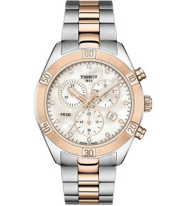 �e�B�\�b�g ���f�B�[�X �A�N�Z�T���[ �r���v �J���[�u���b�N Tissot PR 100 Sport Chic Colorblock Two Tone Chronograph Watch Two-Tone