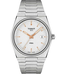 eB\bg fB[X ANZT[ rv TVc Tissot PRX Stainless Steel Analog Bracelet Watch Silver Vo[