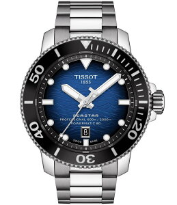 �e�B�\�b�g ���f�B�[�X �A�N�Z�T���[ �r���v Tissot Men's Seastar 2000 Professional Powermatic Bracelet Watch Silver �V���o�[