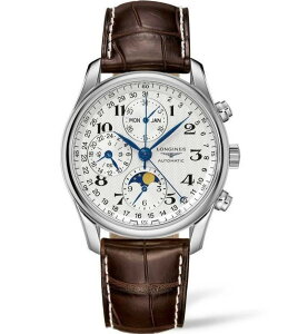 �����W�� ���f�B�[�X �A�N�Z�T���[ �r���v ���U�[ Longines Men's Master Collection Automatic Silver Dial Brown Leather Strap Watch Brown �u���E��