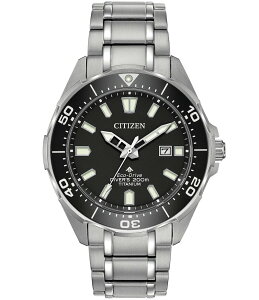 �V�`�Y�� ���f�B�[�X �A�N�Z�T���[ �r���v Citizen Men's Promaster Dive Analog Silver Titanium Bracelet Watch Silver �V���o�[