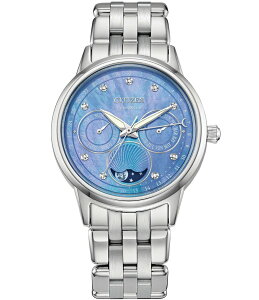 �V�`�Y�� ���f�B�[�X �A�N�Z�T���[ �r���v T�V���c Citizen Women's Calendrier Stainless Steel Bracelet Watch Silver �V���o�[
