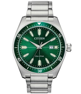 �V�`�Y�� ���f�B�[�X �A�N�Z�T���[ �r���v T�V���c Citizen Men's Brycen Three Hand Stainless Steel Bracelet Watch Silver �V���o�[