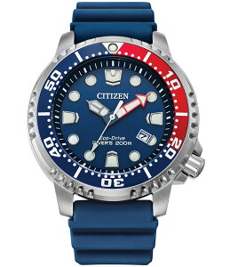 �V�`�Y�� ���f�B�[�X �A�N�Z�T���[ �r���v Citizen Men's Promaster Dive Three Hand Blue Strap Watch Blue �u���[