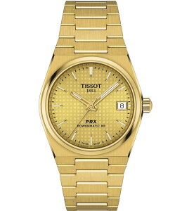 eB\bg fB[X ANZT[ rv TVc Tissot Unisex PRX Powermatic 80 Automatic Yellow Gold Stainless Steel Bracelet Watch Gold S[h