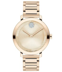 ���o�h ���f�B�[�X �A�N�Z�T���[ �r���v T�V���c Movado Bold Women's Evolution 2.0 Quartz Analog Crystal Set Dot Stainless Steel Bracelet Watch Carnation Gold �S�[���h