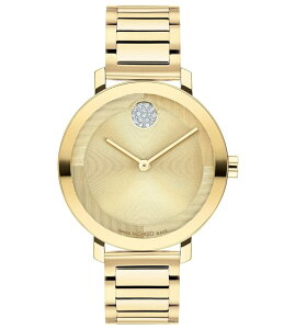 ���o�h ���f�B�[�X �A�N�Z�T���[ �r���v T�V���c Movado Bold Women's Evolution 2.0 Quartz Analog Crystal Set Dot Stainless Steel Bracelet Watch Gold �S�[���h