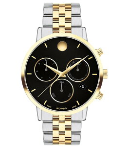 oh fB[X ANZT[ rv TVc Movado Men's Museum Classic Quartz Chronograph Two Tone Stainless Steel Bracelet Watch Two Tone