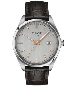 �e�B�\�b�g ���f�B�[�X �A�N�Z�T���[ �r���v ���U�[ Tissot Men's Classic Collection Pr 100 Brown Leather Strap Watch Brown �u���E��
