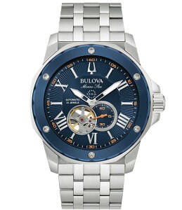 yz uo fB[X rv ANZT[ Men's Marine Star Automatic Stainless Steel Bracelet Watch Silver