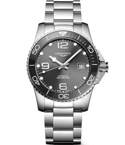 �����W�� ���f�B�[�X �A�N�Z�T���[ �r���v T�V���c Longines Men's Hydroconquest Automatic Stainless Steel Bracelet 41mm Watch Silver �V���o�[