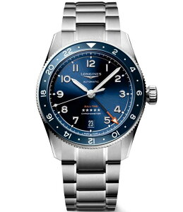 �����W�� ���f�B�[�X �A�N�Z�T���[ �r���v T�V���c Longines Men's Spirit Zulu Automatic GMT Stainless Steel Bracelet Watch Silver �V���o�[