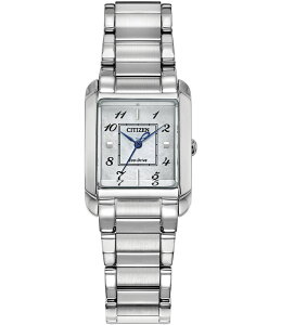 V`Y fB[X ANZT[ rv TVc Citizen Women's Bianca Analog Three Hand Stainless Steel Bracelet Watch Silver Vo[