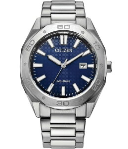 �V�`�Y�� ���f�B�[�X �A�N�Z�T���[ �r���v T�V���c Citizen Men's Eco Drive Weekender Three Hand Stainless Steel Watch Silver �V���o�[
