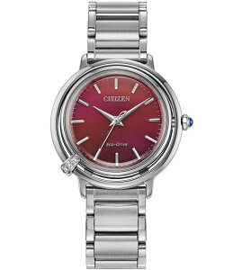 �V�`�Y�� ���f�B�[�X �A�N�Z�T���[ �r���v T�V���c Citizen Women's Eco Drive Three Stainless Steel Bracelet Watch Silver �V���o�[