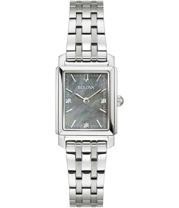 uo fB[X ANZT[ rv TVc Bulova Women's Classic Two Hand Stainless Steel Bracelet Watch Silver Vo[