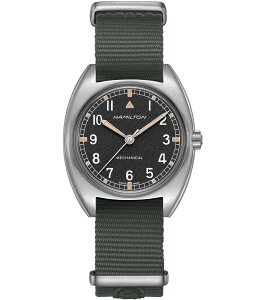�n�~���g�� ���f�B�[�X �A�N�Z�T���[ �r���v Hamilton Khaki Aviation Pilot Pioneer Mechanical Watch Grey �O���[