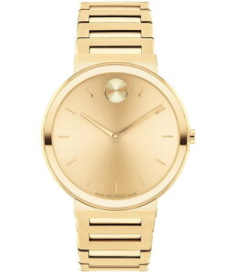 oh fB[X ANZT[ rv TVc Movado Bold Men's Quartz Analog Gold Stainless Steel Bracelet Watch Gold S[h
