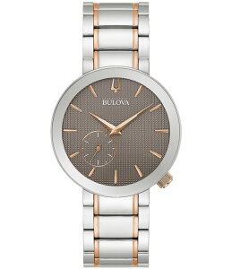 �u���o ���f�B�[�X �A�N�Z�T���[ �r���v Bulova Women's Two Tone Gray Diamond Analog Bracelet Watch Two Tone �O���[