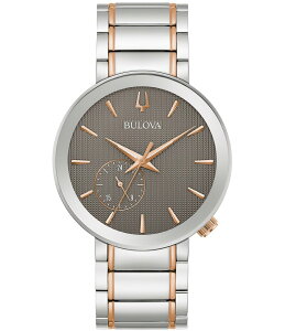 �u���o ���f�B�[�X �A�N�Z�T���[ �r���v T�V���c Bulova GRAMMY Collection Men's Two Tone Stainless Steel Bracelet Watch Two Tone