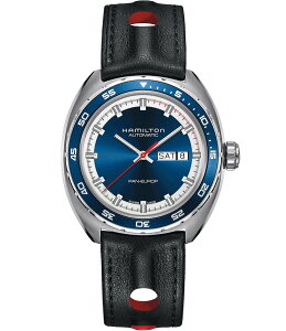 �n�~���g�� ���f�B�[�X �A�N�Z�T���[ �r���v Hamilton Pan-Europ Automatic Day & Date Watch Black/Blue �u���b�N
