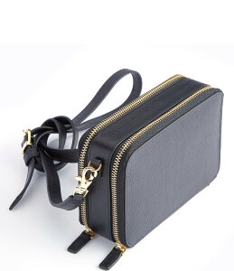 ���C�X ���f�B�[�X �o�b�O �V�����_�[�o�b�O �~�j ���U�[ ROYCE New York Mini Leather Crossbody Bag Black �u���b�N