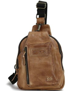 �x�b�h�X�e�� ���f�B�[�X �o�b�O �V�����_�[�o�b�O ���U�[ Bed Stu Beau Leather Sling Backpack Tan Rustic �^��