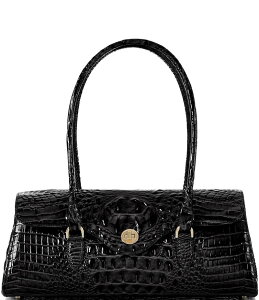 �u�����~�� ���f�B�[�X �o�b�O �n���h�o�b�O BRAHMIN Melbourne Collection Dayan East West Satchel Bag Black �u���b�N