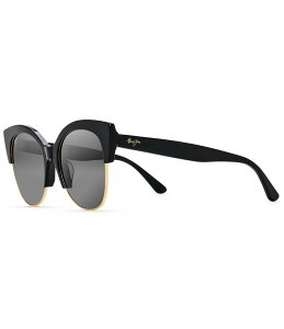 yz }ECW fB[X TOXEACEFA ANZT[ Mariposa PolarizedPlus2R Fashion 56mm Sunglasses Black Gloss with Gold