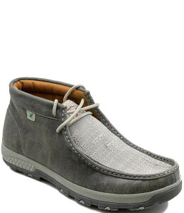cCXebhGbNX Y V[Y u[cECu[c Twisted X Men's Chukka Driving Moccasins Grey O[