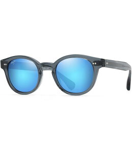 yz }ECW fB[X TOXEACEFA ANZT[ Unisex Joy Ride PolarizedPlus2R Round Transparent 49mm Sunglasses Transparent Dove Grey