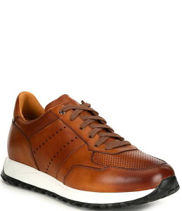 }Oi[j Y V[Y hXV[Y Xj[J[ U[ Magnanni Men's Cairo Leather Sneakers Cognac