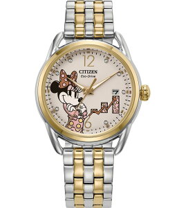 �V�`�Y�� ���f�B�[�X �A�N�Z�T���[ �r���v T�V���c Citizen Women's Disneyc Empowered Minnie Mouse Multifunction Two Tone Stainless Steel Bracelet Watch Two Tone �}���`�J���[