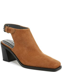�t�����R�T���g ���f�B�[�X �V���[�Y �u�[�c�E���C���u�[�c �X�G�[�h Franco Sarto Isadora Suede Slingback Shooties Saddle Brown �u���E��