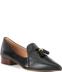 �R�[���n�[�� ���f�B�[�X �V���[�Y �X���b�|���E���[�t�@�[ ���U�[ ���[�t�@�[ Cole Haan Vanya Tassle Leather Loafers Black �u���b�N