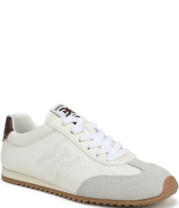 TGf} fB[X {gX JWApc Xj[J[ [X U[ S Sam Edelman Isella Leather Logo Lace Up Sneakers Optic White/Plum Wine zCg