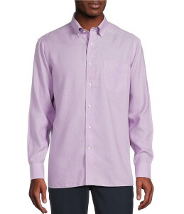 �_�j�G�� �N���~�� �����Y �g�b�v�X �V���c Daniel Cremieux Signature Label Non-Iron Solid Long Sleeve Woven Shirt Light Purple �p�[�v��