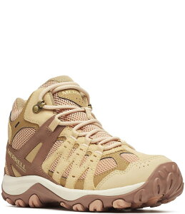  fB[X V[Y u[cECu[c Merrell Women's Accentor 3 Mid Waterproof Hiking Booties Tan Rose ^